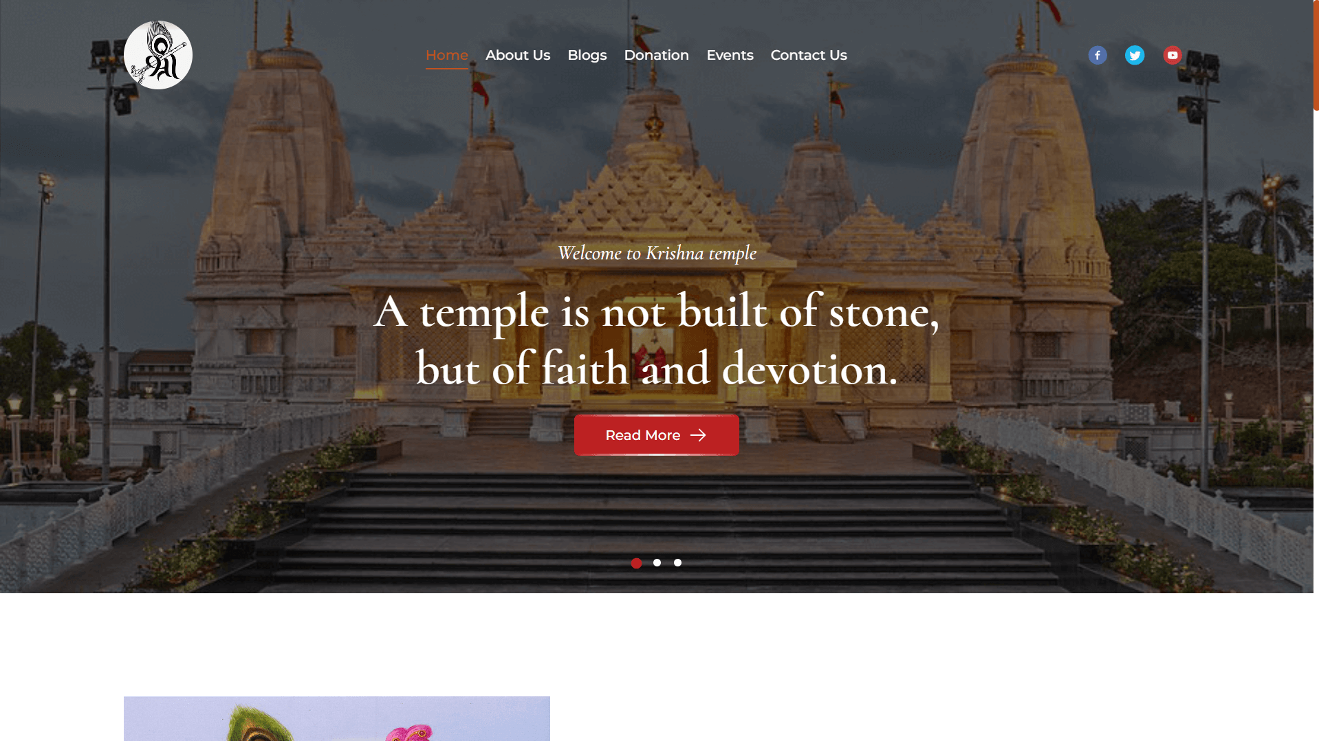 Krishna WordPress Theme Preview